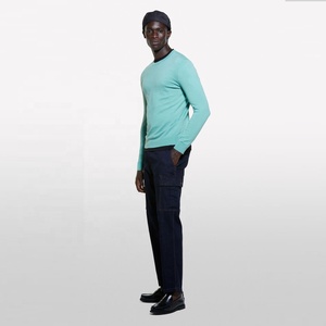 เสื้อสเวตเชิ้ตไหมพรมคอวี แขนยาว ทรงปกติ หนา ปักโลโก้ พิมพ์ลาย ออกแบบเอง ขายส่ง สำหรับฤดูหนาว - Product Image 3