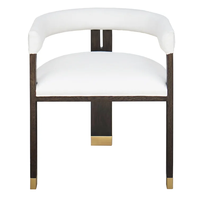 Offre spéciale, chaises rembourrées confortables à structure métallique pour table à manger, chaise moderne de salon, chaise à baril