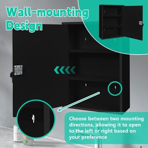 Botiquín de Primeros Auxilios de Metal para Montar en la Pared con Cerradura |   Caja de Almacenamiento de Emergencia Médica para Hospitales, Oficinas, Escuelas y Uso Industrial - Product Image 4