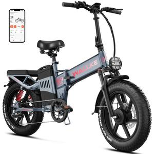 จักรยานไฟฟ้าพับได้ WallkeS H9 AWD 3200W แบตเตอรี่ 60/82Ah ขายดี - Product Image 3