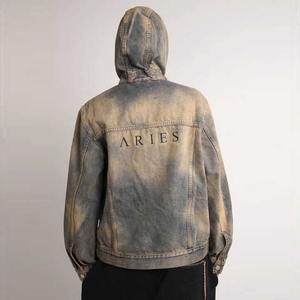 Sweats à capuche lavés à l'acide pour hommes Style de poche Sweats à capuche classiques pour hommes Sweats à capuche d'automne respirants pour hommes - Product Image 4