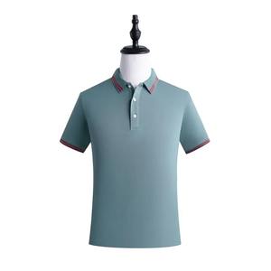 เสื้อยืดคอกลมแขนสั้นสำหรับผู้ชายเสื้อโปโลผ้าฝ้ายออกแบบโลโก้ได้ตามต้องการ - Product Image 5