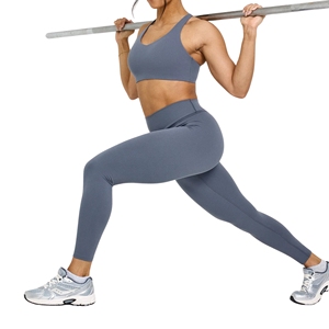 Leggings de compression taille haute pour femmes, effet ventre plat, rehaussement des fesses, sculptants, pour la course et la gym, avec taille élastique anti-pression - Product Image 4