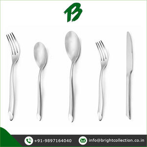 ชุดช้อนส้อม5ชิ้นเป็นมิตรกับสิ่งแวดล้อมดีไซน์เนอร์สแตนเลสสำหรับใช้ในบ้าน - Product Image 2