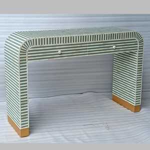 Mesa consola con incrustaciones de hueso, muebles, mesa consola, muebles de gran calidad - Product Image 1