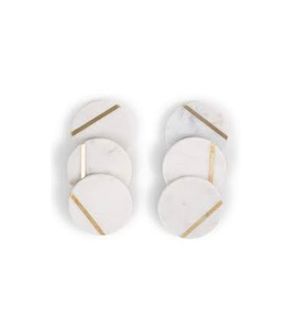 Sous-verre en marbre de style créatif fait à la main, design élégant, sous-verre rond en marbre promotionnel pour la décoration de table à la maison, sous-verre pour tasse à boisson - Product Image 4