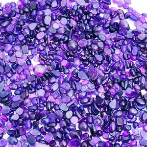 Cabochon d'améthyste violette naturelle Pierre polie de taille mini en vrac - Product Image 6