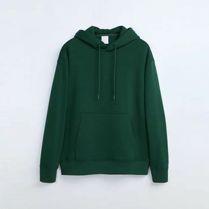 Sweat à capuche unisexe de luxe anti-rides Sweat-shirt en polaire épaisse de haute qualité Doublure d'hiver Motif solide tricoté pour hommes de grande taille - Product Image 2