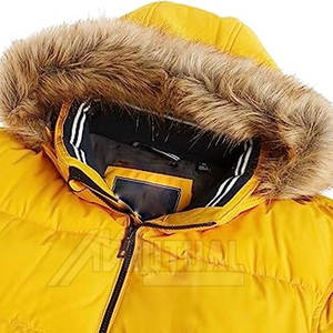 Chaqueta acolchada para hombre hecha a medida más vendida, último diseño con cuello con capucha, tela de lona al mejor precio - Product Image 3