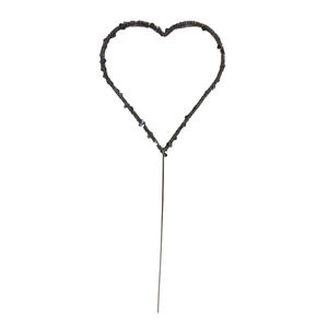 Decoración del hogar y de Navidad, diseño impresionante, colgante decorativo, corazón de hierro/Cuentas, colgante de pared, niquelado para hecho a mano - Product Image 2