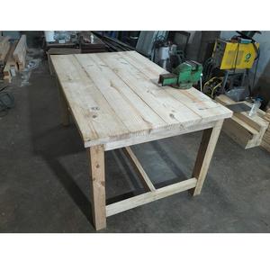 Établi industriel en bois massif au design moderne Surface en acier inoxydable Meubles de laboratoire à haute résistance 8 + tiroirs pour - Product Image 1