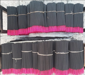 Black Incense Stick with pink bottom leg - Handmade for <b>Calm</b> & Relaxation - Product Image 1