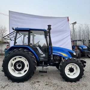 Tractor de Ruedas Usado SNH1004 4WD de 100HP en Perfectas Condiciones, Excelente Rendimiento del Motor con Engranajes y Bomba - Product Image 2