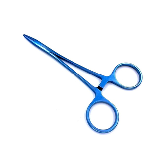 Pince hémostatique droite en titane pour chirurgie ophtalmique, instrument médical manuel réutilisable de précision - Product Image 5