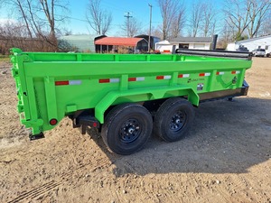 Nuevo Remolque Agrícola de Doble Eje para Trabajo Pesado, Color Verde, para Transporte Agrícola y Uso en Granjas - Product Image 6