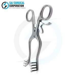 Retractor de tejido Weitlaner, diseño de dientes afilados múltiples para una sujeción segura del tejido sin deslizamiento durante la cirugía - Product Image 4