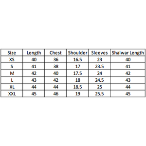 Shalwar Kameez brodé pour homme, col bandoulière - Bleu acier - Product Image 3