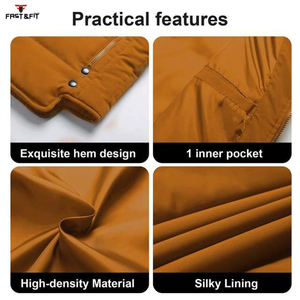 Veste coupe-vent réversible formelle d'extérieur pour le printemps, respirante, rembourrée, sans manches, vêtements d'extérieur, service OEM - Product Image 6