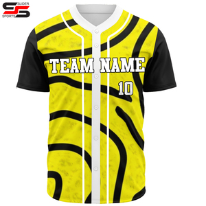 Maillot de baseball sport imprimé à séchage rapide OEM, maillots de baseball rouges pour hommes avec design américain, design personnalisé, maillot de softball unisexe - Product Image 1