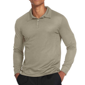 Men's <b>Long</b> <b>Sleeve</b> <b>Polo</b> Shirts Quick Dry Lightweight Casual <b>Golf</b> Sport Tops <b>polo</b> Men's T Shirts - Product Image 2