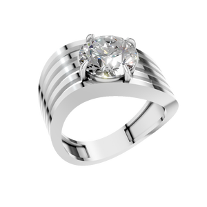 แหวนหมั้นทองคำแท้ 14K ปรับแต่งได้ ชุบโรเดียม ประดับเพชรโมอิสซาไนต์ VVS D รับรองโดย IGI แหวนแต่งงานทันสมัยสำหรับงานปาร์ตี้ - Product Image 1