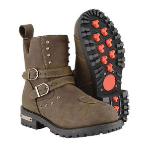 Calidad Premium personalizado su propio diseño de logotipo protección de seguridad correas de hebilla antideslizante botas de moto transpirables con OEM - Product Image 1