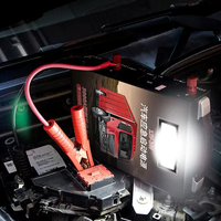 Démarreur portable pour voiture, camion, moto 12V/24V 188000mAh Haute puissance 3000A Écran numérique Éclairage LED Chargement USB-C