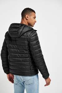 Veste d'hiver chaude pour hommes Manteau à capuche personnalisé Manteau en duvet imperméable au vent en nylon Vestes légères décontractées et streetwear - Product Image 3