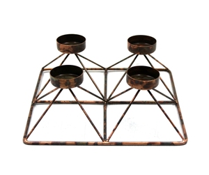 Navidad hogar mesa superior decoración Adviento titular F354 latón EPL soporte de vela aluminio/acero/madera otros portavelas tarros de vela" - Product Image 5