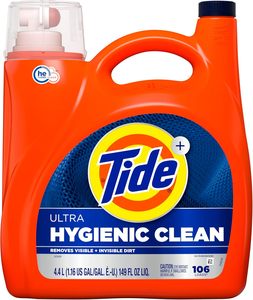 Detergente Líquido para Ropa Tide Hygienic Clean Heavy 10x Duty, Aroma Original, 149 fl oz, 106 Lavados, Compatible con HE - Product Image 3