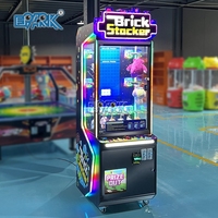 Satılık ucuz fiyat tuğla istifleyici Arcade oyun pençe makinesi Video oyunu