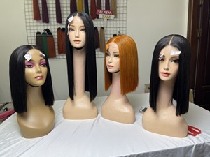 ขายส่ง 100% ดิบเวียดนามมนุษย์วิกผมวิกผมปิดลูกไม้ตรง Silky หลายสี - Product Image 4