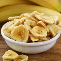 Biologische zoete bulk vacuümverpakte gedroogde bananenplakjes - 100% pure AD gedroogde bananenfruit USDA gecertificeerd