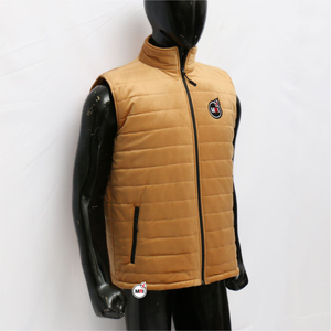 Wholesale Customized Puffer <b>Jacket</b> Winter Warm Quilted <b>Velvet</b> Waistcoat Breathable Quickdry Sleeveless Vest Windproof for Suits - Product Image 4