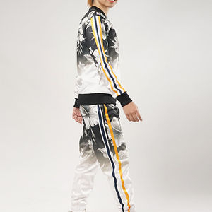 Conjunto Deportivo Informal de Dos Piezas con Capucha para Mujer, 100% Algodón, Transpirable - Product Image 3