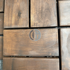 Viet Wood 300x300mm Contemporary Waterproof Anti-Slip Vietnam Acacia Outdoor <b>Decking</b> Matt Finish Oiling Surface Total Solution - Product Image 4