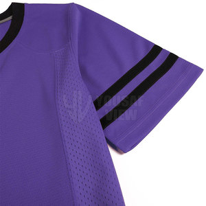 เสื้อตาข่ายผ้าเจอร์ซี่ย์ตาข่ายกันรอยยับบริเวณที่ระบายเหงื่อเสื้อตาข่ายใส่ได้พอดีตัว - Product Image 4