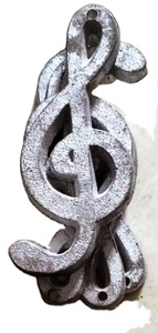 Panneau de musique en aluminium moulé suspendu utilisé comme ornements dans l'arbre de Noël et la décoration intérieure Derniers produits de décoration de Noël - Product Image 4