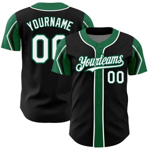 Camiseta de equipo de béisbol personalizada, tela duradera transpirable, diseño de botones completos, bordado personalizado, uso duradero, ropa de softball - Product Image 1