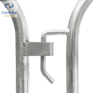 แผงรั้วชั่วคราวสําหรับงานก่อสร้างที่ได้รับการรับรอง / แผงวัวสังกะสี / โครงสร้างเหล็กสําหรับการก่อสร้างอาคาร - Product Image 4