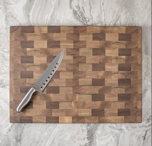 Tabla de Cortar Cuadrada de Madera de Acacia Ecológica de 16 Pulgadas, Juego de Tablas de Cortar con Mango de la India - Product Image 6