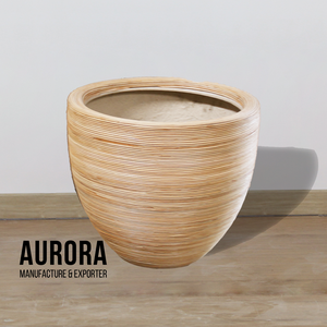 Pots et jardinières en fibre de verre écologiques, design personnalisé, fabriqués au Vietnam, avec trou de drainage, durables, pour usage domestique, prix d'usine - Product Image 4