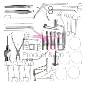 Ensemble d'instruments de craniotomie de base de 107 pièces en acier inoxydable, ensembles d'instruments de chirurgie générale - Product Image 1