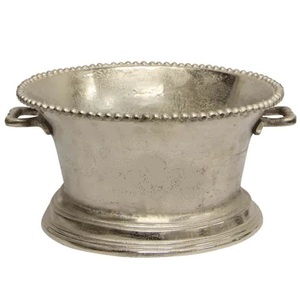 Nouveau Look Antique Design Simple métal vin glace bière bouteille seau avec poignées personnalisation disponible - Product Image 6