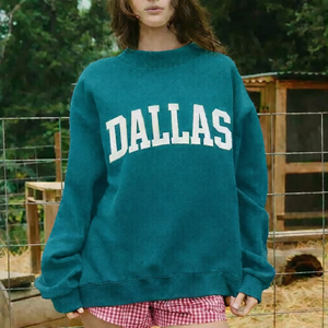 Haut décontracté ample à col montant en tricot pour femme, style streetwear moderne, respirant et à séchage rapide pour un confort optimal - Product Image 4