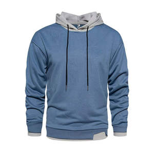 Sweat à capuche pour homme personnalisé avec broderie, coupe oversize, style streetwear, pull chaud en polaire pour l'hiver, mode décontractée - Product Image 5