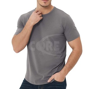 T-shirt à manches courtes respirant pour hommes, couleur unie, couleur unie, décontracté, extérieur, été - Product Image 4