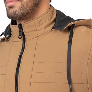 ALTAF BROTHERS 2026 New Arrival <b>Mens</b> Waterproof Breathable Winter Safari <b>Jacket</b> Canvas <b>Soft</b> <b>Shell</b> OEM Service Polyester/Nylon - Product Image 2