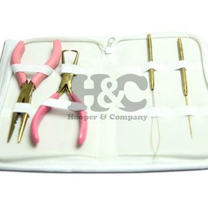 Ofertas Destacadas: Alicates para Extensiones de Cabello de Acero Inoxidable de Grado Quirúrgico, Tijeras Premium para Microperlas, Oferta Especial, Kit de Herramientas para Cabello con Peine y Clip - Product Image 6