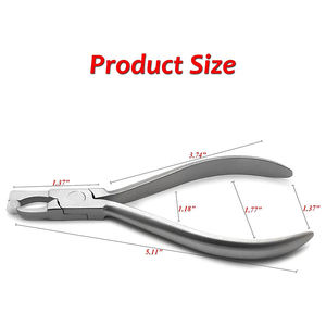 Alicate de Ortodoncia de Primera Calidad, Otros Alicates Dentales de 130 mm, Instrumentos de Ortodoncia Superiores, Alicate para Remover Bandas, Acero Inoxidable Premium de SurgiRight - Product Image 6